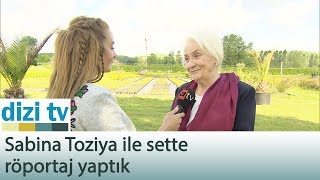 Sabina Toziya ile sette röportaj yaptık  Dizi Tv 566 Bölüm [upl. by Elletsyrk]