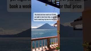 You staying in Lake Como 🇮🇹 or heading to Lake Atitlan Guatemala 🇬🇹 🤔 [upl. by Iyre]