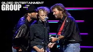 Bee Gees  Three Song Medley LiveHQ [upl. by Ekoorb492]