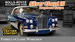 Expert Connolly Leather Restoration  RollsRoyce Silver Cloud III  Tyrrells Classic Workshop [upl. by Kelson]