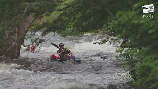 Wild Water ICF canoeing World Championships 2022 France Treignac team race [upl. by Atsirtal158]