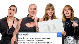 Måneskin Answer the Webs Most Searched Questions  WIRED [upl. by Warfourd]