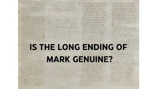 Critical Text Advocates And Long Ending of Mark [upl. by Shyamal]