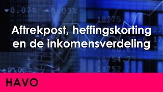 Aftrekpost heffingskorting en de inkomensverdeling  Economie voor havo  Jong amp Oud [upl. by Garate124]