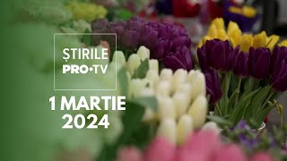 Știrile PRO TV  1 Martie 2024 [upl. by Nylemaj759]