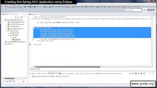 Spring MVC Tutorials 05  Creating first Spring MVC Web Application using Eclipse IDE 01 [upl. by Ocirled]