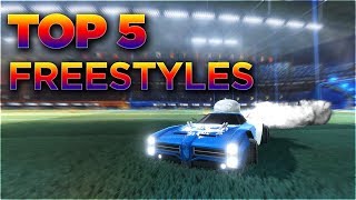 TOP 5 FREESTYLES  ROCKET LEAGUE FR [upl. by Ycnalc]