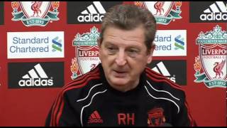 Hodgson blows up at Danish TV over Agger [upl. by Ecirtnuahs84]