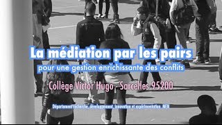 La médiation par les pairs au collège communication NonViolente  eduinov [upl. by Richard]