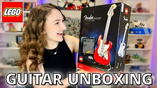 LEGO Ideas Fender Stratocaster UNBOXING amp REACTION [upl. by Nadeau176]