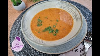 Das Beste und einfachste Linsensuppe der Welt I Türkische rote Linsensuppe RAMADAN [upl. by Raynard]