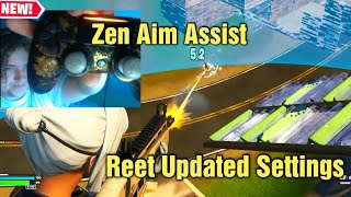 Reet SHOWS Updated Controller SettingsSensitivity amp Zen Aim Assist in Arena [upl. by Carlina]