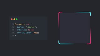 Awesome Border Animation Effects using CSS repeatingconicgradient [upl. by Ardnad689]