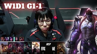 FPX vs WE  Game 1  Week 1 Day 1 LPL Spring 2023  FunPlus Phoenix vs Team WE G1 [upl. by Lovich]