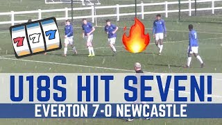 U18 HIGHLIGHTS EVERTON 70 NEWCASTLE [upl. by Couq]