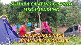 CAMPING KELUARGA  SAMARA CAMPING GROUND MEGAMENDUNG  TAHUN BARU 2024 CAMPERVAN MOTOCAMP [upl. by Aisatsana991]