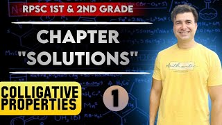 COLLIGATIVE PROPERTIES  SOLUTIONS  RPSC 1ST amp 2ND GRADE  Dr NK Sharma Chemistry Expert [upl. by Adnilem]