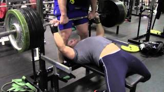 Kristoffer Eikeland  Raw Benkpress 200kg [upl. by Newhall376]