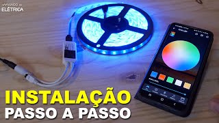 MACETE instalando FITA de LED Passo a passo completo [upl. by Clementine]