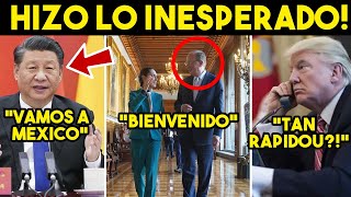 SHEINBAUM CAMBIA LA JUGADA DEJAN SOLO A EEUU CHINA SE METE REUNION EN PALACIO MEXICO AGUANTA [upl. by Aytac]