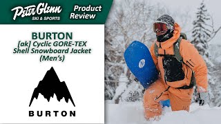 Burton ak Cyclic GORETEX Shell Snowboard Jacket Mens  W2223 Product Review [upl. by Namdor]