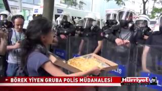 Börek ikramına biber gazı İstanbul Gezi Parkı [upl. by Penman388]