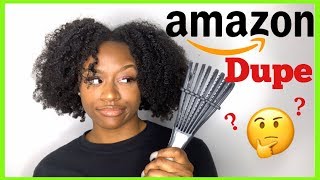 EZ Detangler Brush  Amazon Dupe  Natural Hair [upl. by Anoj]