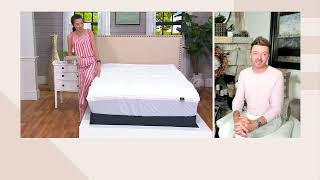 Home Reflections Mattress Topper on QVC [upl. by Saval]