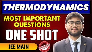 Thermodynamics  Most Important PYQ Questions in One Shot 🔥  JEE Mains 2025  Part 1 [upl. by Arty]