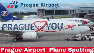 Prague Airport quotVáclav Havelquot old name Ruzyně Letiště Praha Plane Spotting 2022 [upl. by Haronid]