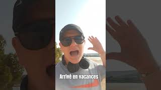 🏖️☀️ ARRIVÉE EN VACANCES  shorts france narbonne vacances sun occitanie youtube [upl. by Anaynek]