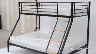 Triple Bunk Bed Metal  Teri Triple Sleeper [upl. by Larry]