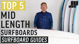 Top 5 Mid Length Surfboards 2023 [upl. by Demy]