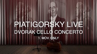 Piatigorsky Live 1932 Cello Concerto in B minor Dvorak [upl. by Aeiram422]