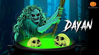 Dayan Horror Story  Scary Pumpkin  Hindi Horror Stories  Animated Stories [upl. by Epps]