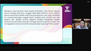 Salinan dari PENYALAHGUNAAN KAIDAH FIQIH UNTUK MELEGITIMASI SECURITY TIDAK SHOLAT JUMAT [upl. by Darleen]