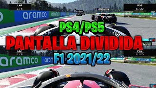 COMO JUGAR EN PANTALLA DIVIDIDA EN F1 2122 PS4XBOX [upl. by Yenttirb85]