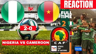 Nigeria vs Cameroon 20 Live Stream Africa Cup Nations AFCON Football Match Today Score Super Eagles [upl. by Dayiz]