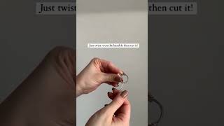 How to make a ring smaller without resizing it jewelrylover jewelrystore [upl. by Kotto342]