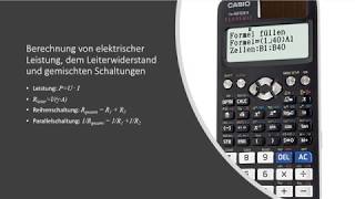 Elektrotechnik Berechnung der Leistung des Leiterwiderstands und Gemischter Schaltungen [upl. by Eniamert]