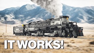 WORLDS BIGGEST TRAIN made out of LEGO [upl. by Arhat472]