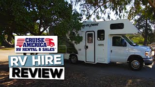 Cruise America RV Rental Review and Hiring Tips  Standard c25 [upl. by Grefe650]