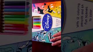 Disney colormania book😍readytocolor brandnew coloring viralshorts june2024 disneyprincess [upl. by Jochbed]