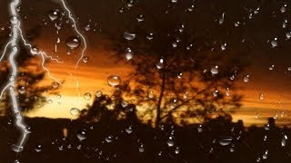 ▶️ Wind Rain And Thunder Sound Effects Storm Ambience 12 Hours 🌏 [upl. by Htaras]