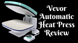 Vevor Automatic Heat Press Review  How to Sublimate a TShirt Vevor vevordiyproject diyproject [upl. by Narej289]