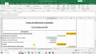 Costos de Fabricacion y Costos de Ventas en la Contabilidad de Costos contabilidad contabilidade [upl. by Eniloj615]