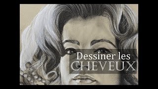 Comment dessiner les cheveux au fusain par Cindy Barillet [upl. by Sergo]