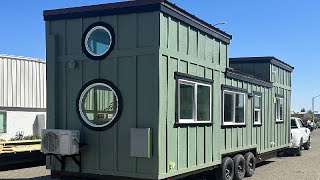 Absolutely Gorgeous Sage Tiny House with 3 Bedrooms for 6 People By KJE Tiny Homes [upl. by Aisnetroh924]