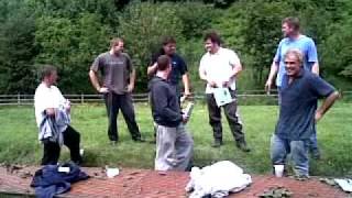 billys stag do outdoor action paint ball car surgery burnley [upl. by Dearr]