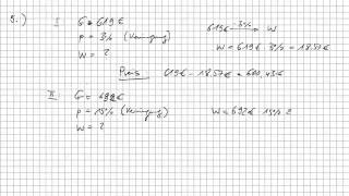 Prozentrechnung Schwierige Grundaufgaben  Aufgabe 56 [upl. by Eelhsa]